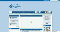 Desktop Screenshot of mobilizacaosocial.com.br